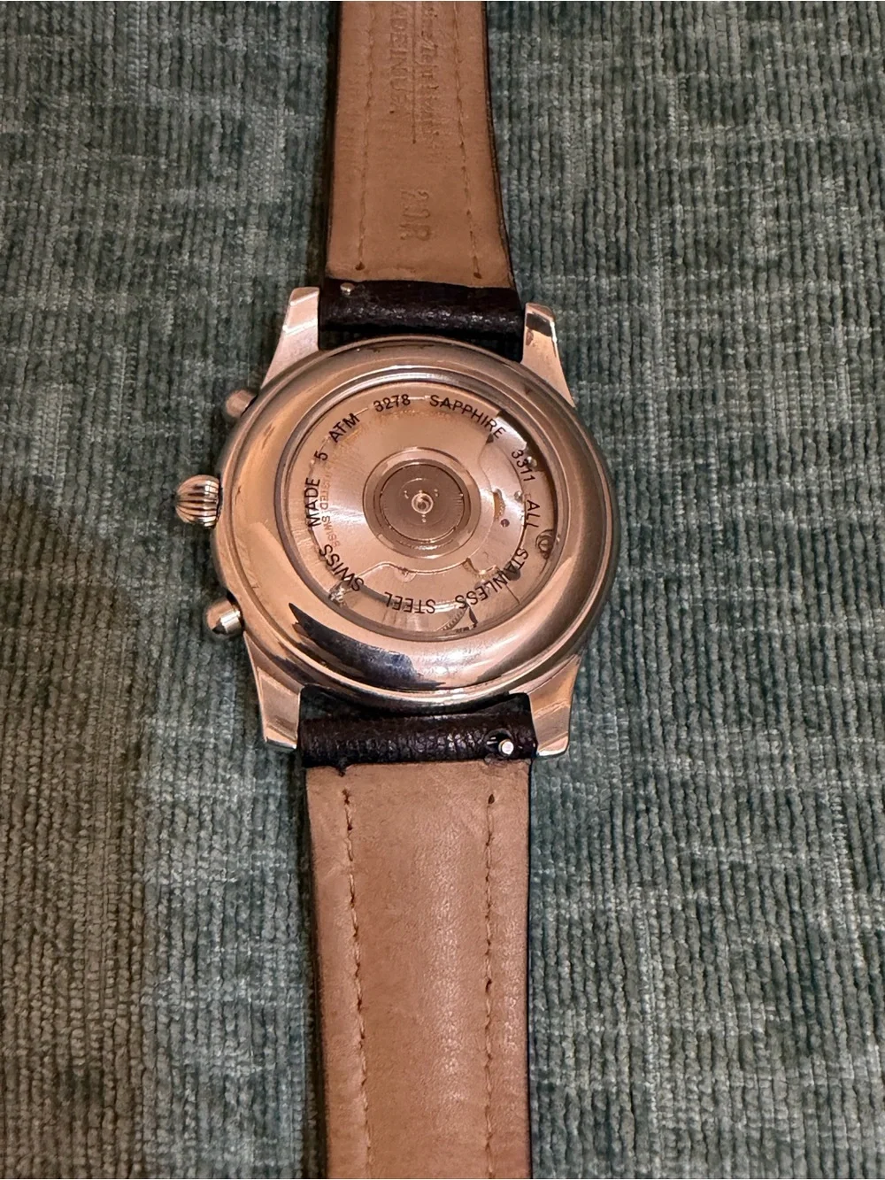 J. Chevalier Prestige Automatic Chronograph 49 Jewels Big Date Watch Ref 3278